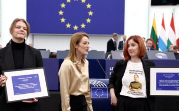 Bebörtönzött újságírók kapták az EU legrangosabb emberi jogi díját