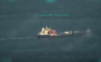 Török hajó ellen indított támadást egy orosz drón