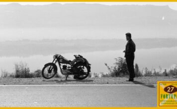 „Csak nyomkodtam a gépet” – egy ’56-os emigráns magyar építész derűs pillanatai motorozás közben