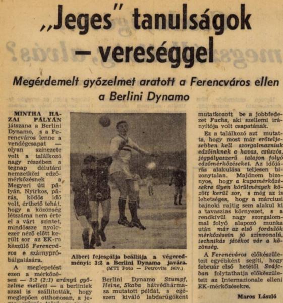 Les&uacute;jt&oacute; kritika a Fradinak: gőzmozdony a rak&eacute;t&aacute;k kor&aacute;ban