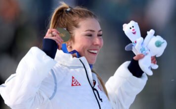 Megtört a világklasszis olimpiai átka, másfél másodperccel verte a mezőnyt műlesiklásban