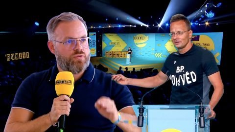 "Arr&oacute;l nem hallottam, hogy Magyar P&eacute;ter is el&iacute;t&eacute;lte" &ndash; Ukrajna ellen demonstr&aacute;ltak a nagyk&ouml;vets&eacute;g előtt