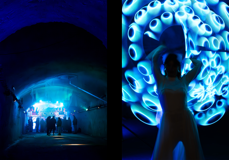 Barlangműv&eacute;szet &eacute;s fut&oacute;diszk&oacute; kelti &uacute;j &eacute;letre a kőb&aacute;nyai pincerendszert