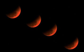 Csodálatos fotókon a világ nagyvárosait beragyogó vérhold