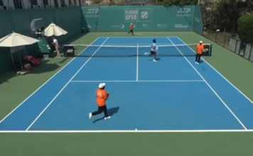 Dróntámadás miatt futva menekültek a teniszezők