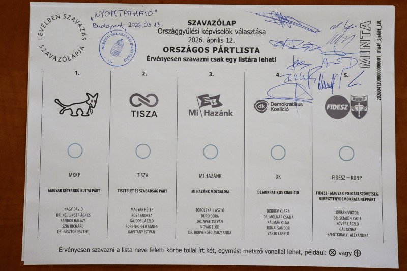 Hivatalos: erre az 5 pártra szavazhatunk listán