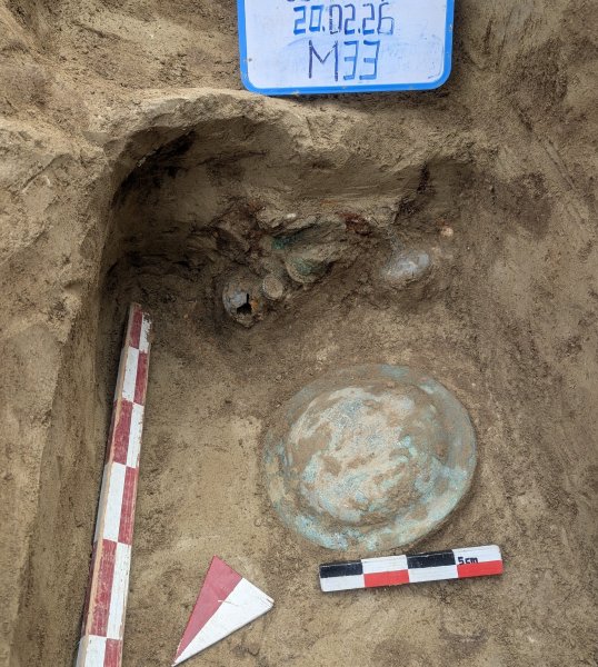 Ritka római pajzsot találtak Romániában, egy ókori temetőben