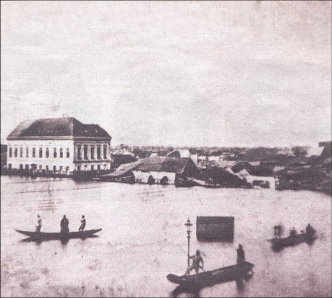 Szinte eg&eacute;sz Szegedet elpuszt&iacute;totta az 1879-es &aacute;rv&iacute;z