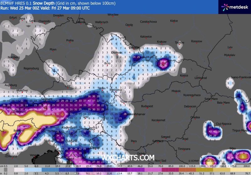 Térképen mutatjuk, hol eshet 20 centi hó