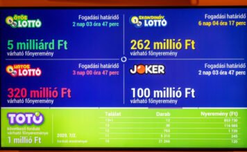 A választás utáni héten minden lottón elvitték a főnyereményt