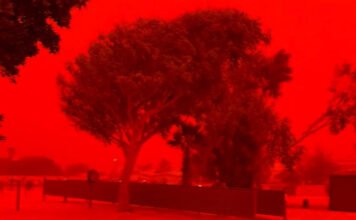 Ezért vált vérvörössé az égbolt Ausztrália felett