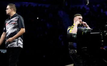 „Fantasztikus játékos, de most kiderült, hogy nem jó vesztes” – feszült hangulatban ért véget Littler és Van Veen dartsmeccse