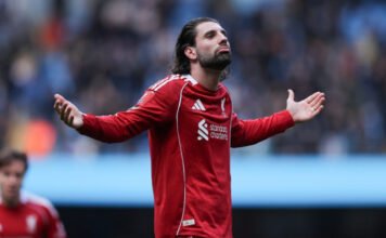 Kiakadtak Szoboszlai Dominik mutogatásán a Liverpool-szurkolók