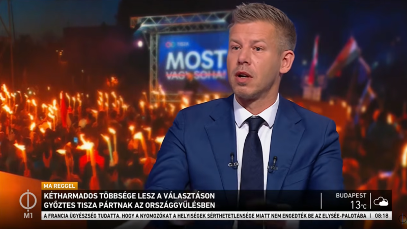 Magyar Péter a közmédiában: fel fogjuk függeszteni a hírszolgáltatást