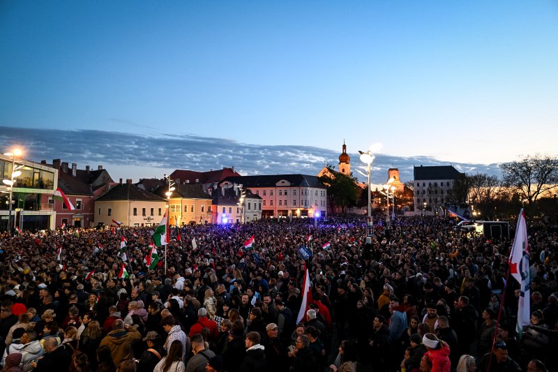 Magyar Péter Győrben: Egész jól nézünk ki. Talán még sosem néztünk ki ilyen jól