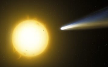 Videón, ahogy felrobban egy üstökös a Napnál