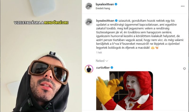 ByeAlex szerint Curtisnek vissza kellene adnia a filmj&eacute;re kapott 120 milli&oacute;s t&aacute;mogat&aacute;st az ad&oacute;fizetőknek, hogy valami hasznosabbra menjen a p&eacute;nz