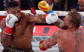 Elképzelhető, hogy Anthony Joshua véget vetett Jake Paul bokszolói karrierjének