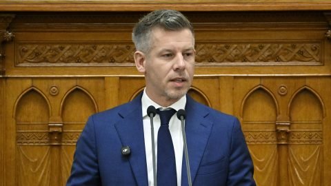 "Jeleztem Gulyás Gergelynek, hogy SMS-ben átküldöm neki a saját, 2010-es dicsérő mondatait" – Magyar Péter leírta, mit mondott a Parlamentben a Fidesz frakcióvezetőjének
