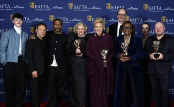 Tarolt a Kamaszok a 2026-os BAFTA televíziós díjátadón