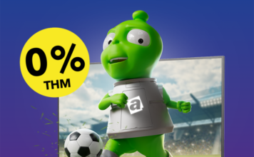 Több száz tévé 0% THM-mel a futball világbajnokság jegyében az Alzánál